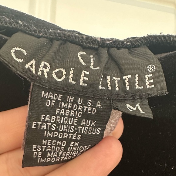 Vintage Maxi Skirt Velvet Black Gothic Modest Long Whimsigoth Size Medium - Picture 5 of 7